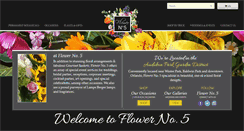 Desktop Screenshot of flowerno5.com